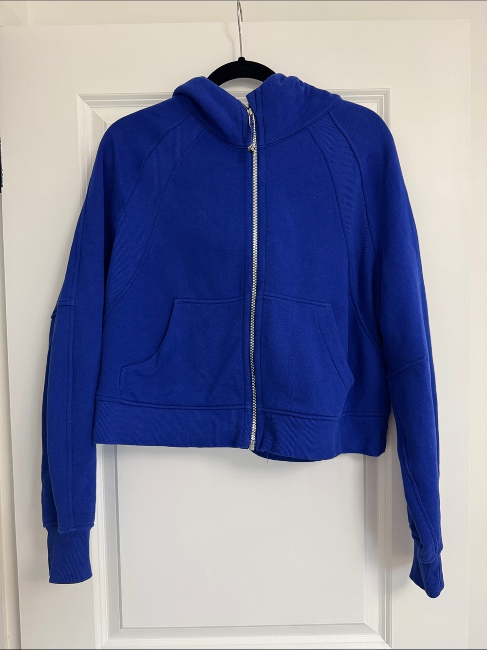 lululemon athletica Royal Blue Zip-Up Bomber Hoodie
